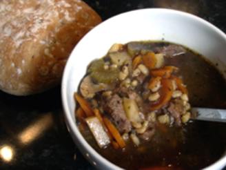 beef barley stew/soup