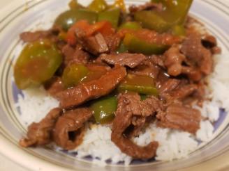 Better Than Take-Out Chinese Pepper Steak