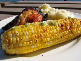 Grilled Jalapeno Lime Corn on the Cob