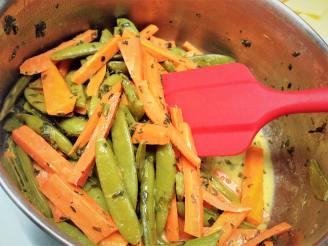 Tarragon Carrots and Peas