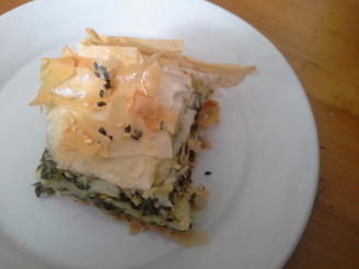 Athena's Spanakopita (Spinach and Feta Pie)