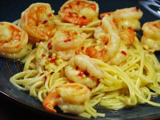 Pasta With Shrimp in Garlic Sauce(Fideos Con Gambas)