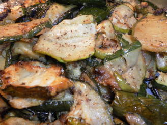Roasted Zucchini and Yellow (Summer) Squash