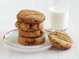 Chewy Granola Peanut Butter Cookies