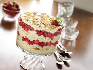The Ultimate Strawberries & Cream Trifle