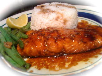 Spicy Salmon Teriyaki With Sesame Oil