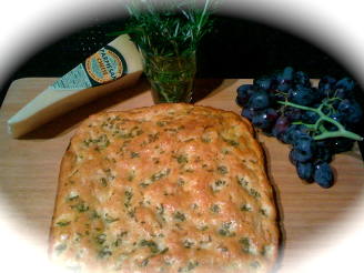Focaccia Rosemary and Parmesan Cheese Bread