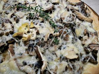 Wild Mushroom Pizza With Truffle Oil