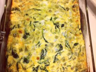 Low-Carb Crustless Green Chile and Cheese Quiche