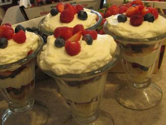 Lemon Cream & Mixed Berry Individual Trifles
