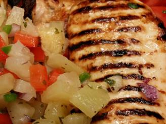 Grilled Caribbean Chicken With Pineapple Salsa