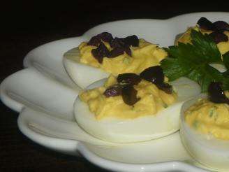 Greek Deviled Eggs With Ouzo