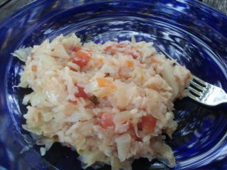 Greek Rice With Cabbage and Tomatoes - Lahanorizo