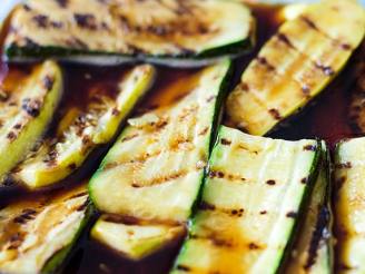 Grilled & Marinated Summer Squash