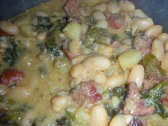 Kale, Potato, Bean, & Chorizo Soup -Canning Recipe-