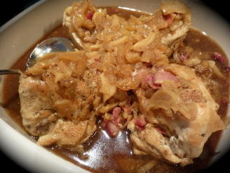 Beer Braised Chicken With Bacon and Fennel