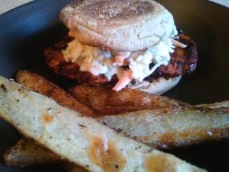 Chipotle Marinated Grilled Chicken Sandwiches With Coleslaw