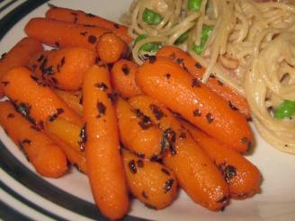 Minted Glazed Baby Carrots
