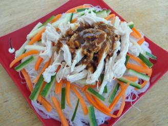 Shanghai Cold Noodles With Peanut Butter Sauce