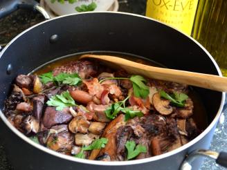 Coq Au Vin (Rooster or Chicken in Wine)