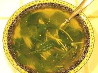 Julie's Chicken and Greens Soup for Sickies