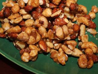 Spiced Honey-Glazed Nuts