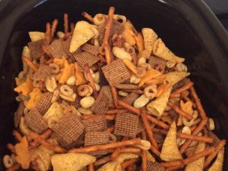 Snack Mix (Nuts & Bolts) Slow-Cooker Recipe