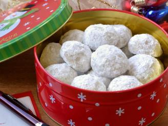 Toffee Snowballs (Russian Teacakes or Mexican Wedding Cookies)