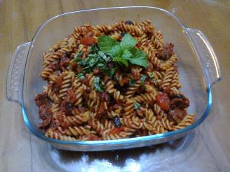 Rotini With Spicy Tomato Sauce
