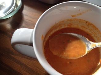 Easy Roasted Tomato Pesto Soup