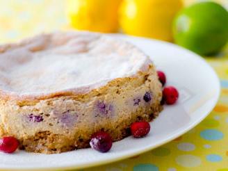 Blueberry and Lemon Ricotta Cheesecake (Gluten-Free)