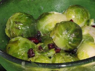 WW Brussels Sprouts With Dried Canberries and Lemon - 3 Pts +