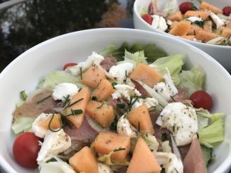 Peach and Prosciutto Salad