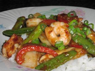 CL Sichuan Shrimp Stir-Fry With Broccoli or Asparagus