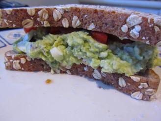 Eggocado Salad Sandwich (No Mayo!)