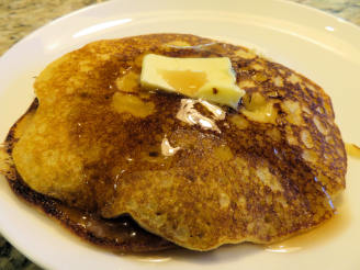 Vanilla Cornmeal Griddle Cakes With Pears