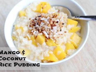 Mango & Coconut Rice Pudding