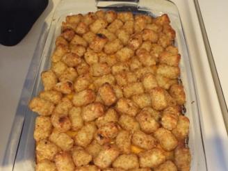 Tater Tot Casserole With Sausage