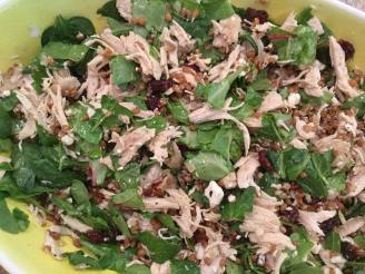 Cherry, Chicken, and Pecan Wheat Berry Salad
