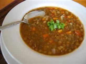 Hearty Crock Pot Lentil & Ham Soup