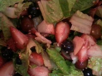 Fruit and Berry Salad on Romaine