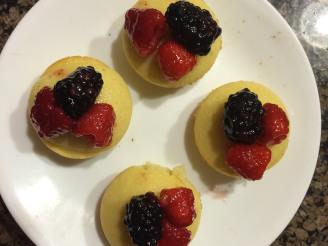 Light Strawberry Shortcake Cupcakes