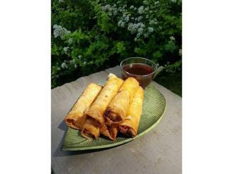Filipino Lumpia (Deep-Fried Pork Spring Rolls)
