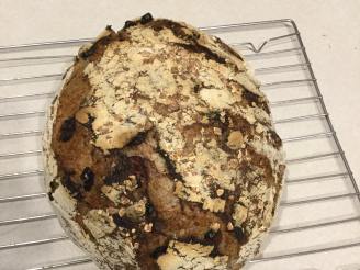 Cranberry Walnut Bread Recipe -- No Knead & Cast Iron Cooked