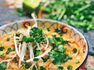 Thai Coconut Curry Chicken Soup (30 Minute Recipe)