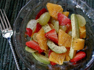 Leftover fruits breakfeast salad