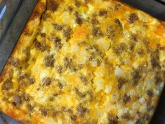 Baked Sausage and Cheese Omelet
