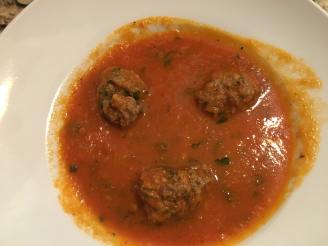 Belgian Tomato Meatball Soup (Tomatensoep Met Ballekes)