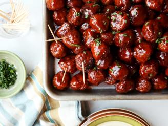 Instant Pot Sweet & Spicy Cocktail Meatballs