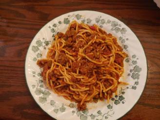 Easy Meaty Spaghetti